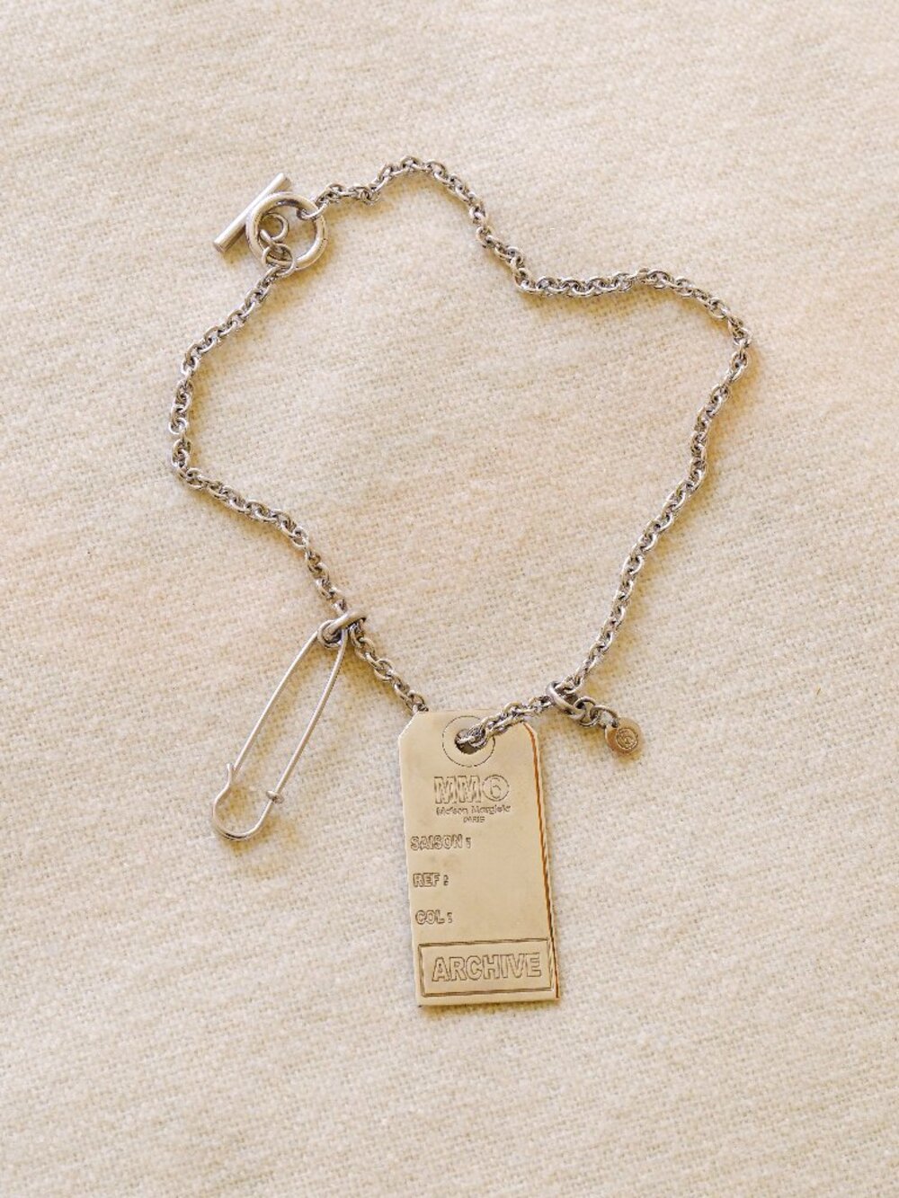 MM6 Maison Margiela Found Objects Charm Necklace (with original bag)
